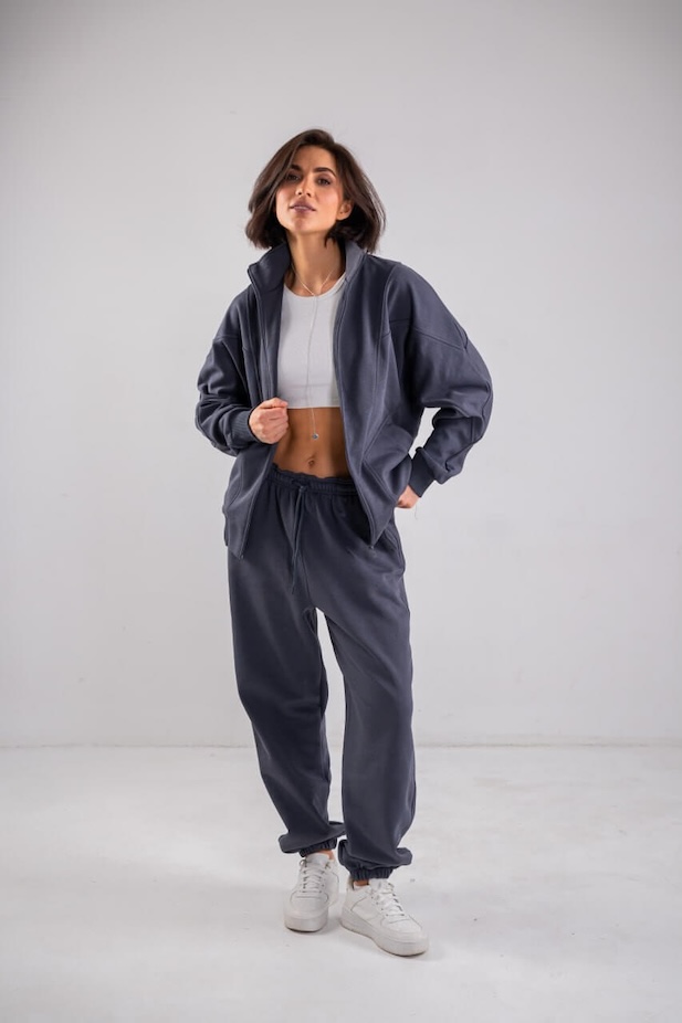 Women's Evelyn tracksuit in graphite